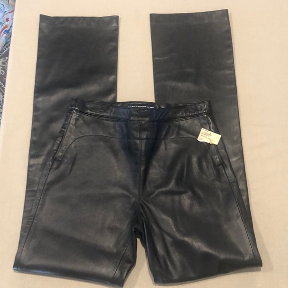 Ralph Lauren Sport Leather Pants $695 NWT! Sz6 - Picture 1 of 14